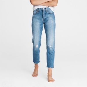 Rag & Bone Maya High Rise Ankle Slim in Aquarius